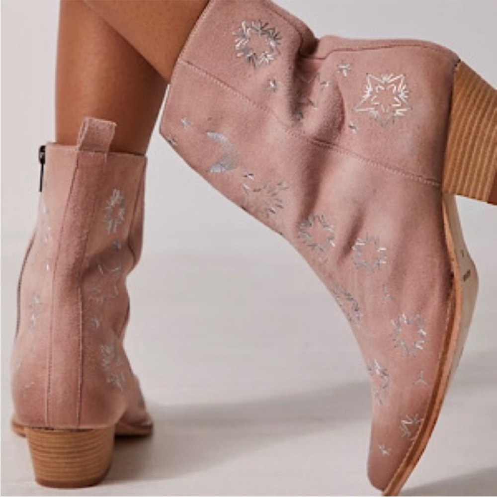 Free People Bowers Embroidered Boots - image 3